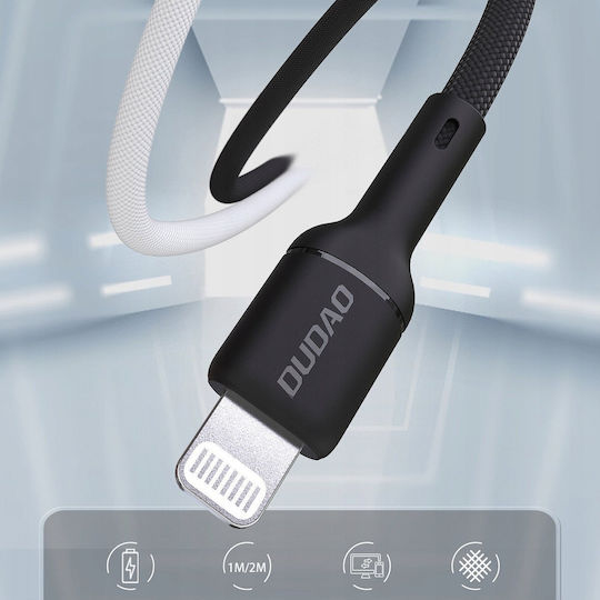 Dudao Regular la Cablu Lightning 30W Negru 1m