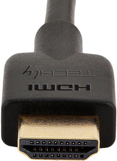 Techly HDMI 2.0 Premium High Speed 4K 60Hz HDR Cable HDMI male - HDMI male 3m Μαύρο