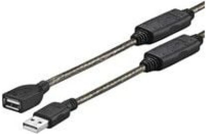 Vivolink USB 2.0 Cable USB-A male - USB-B female Μαύρο 20m PROUSBAAF20
