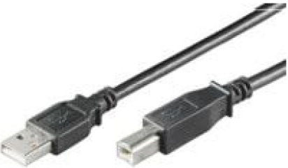 Microconnect USB 2.0 Cablu USB-A - USB-B Negru 3m USBAB3B