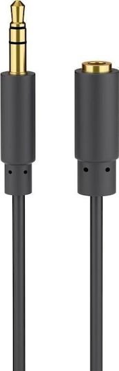 Goobay Goobay 3.5mm Jack Cable - 3.5mm Male to 3.5mm Male Gold Plated Terminals 2m