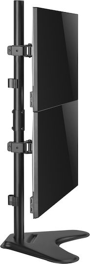 Equip Επιτραπέζια Βάση για 2 Οθόνες έως 32" (650128)