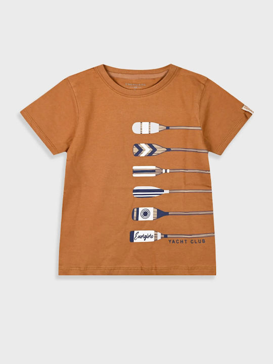 Παιδικό T-shirt Καφέ