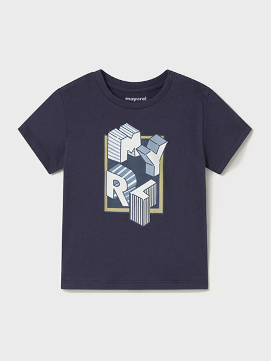 Kinder-T-Shirt marineblau