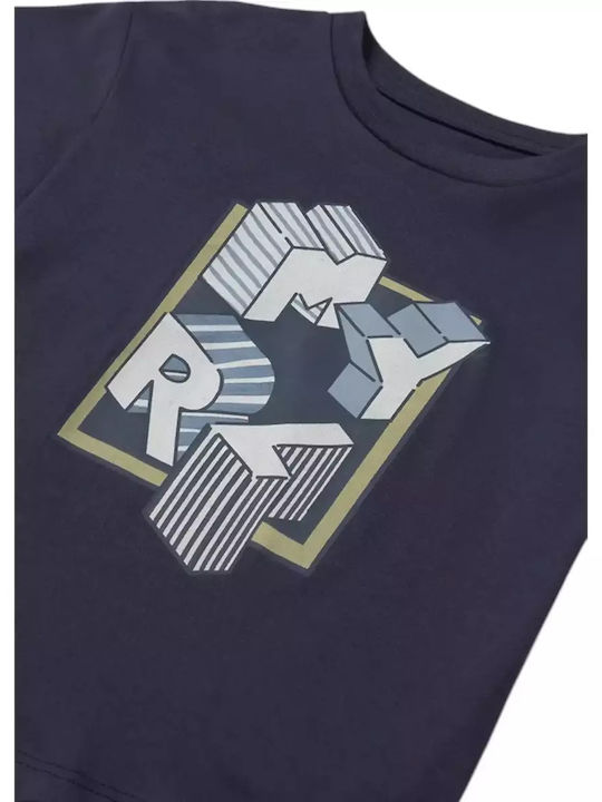 Kinder-T-Shirt marineblau