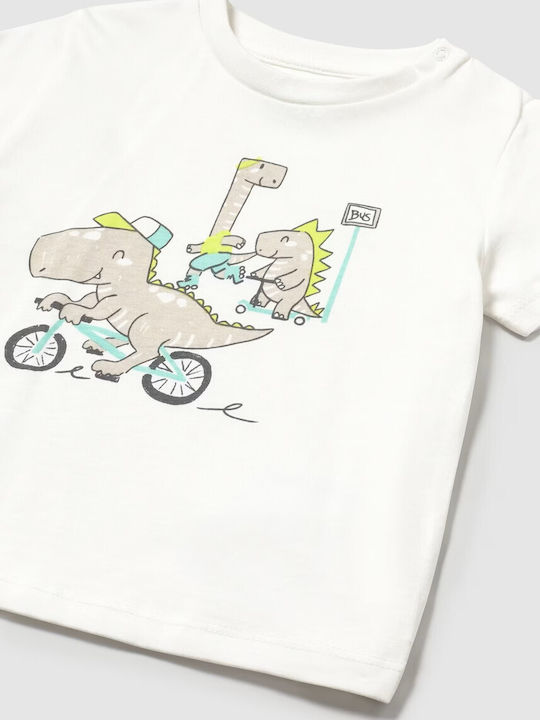 Παιδικό T-shirt Κρεμ