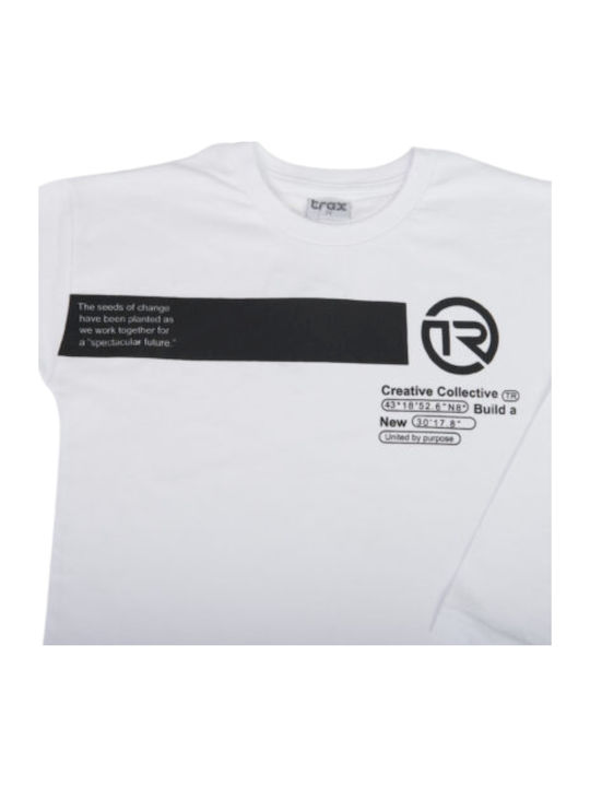 Kids Long-Sleeved White Top