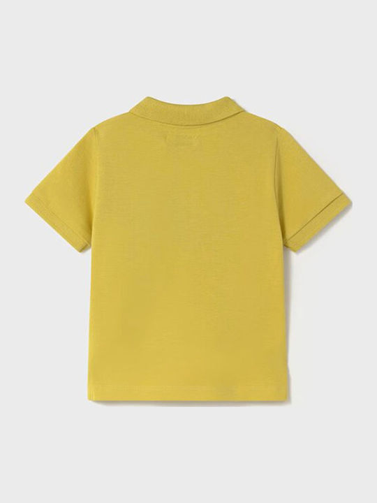 Παιδικό Polo Κοντομάνικο Ωχρα Basic