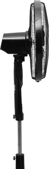Morris Pedestal Fan 60W 40cm Diameter with Remote Control Black
