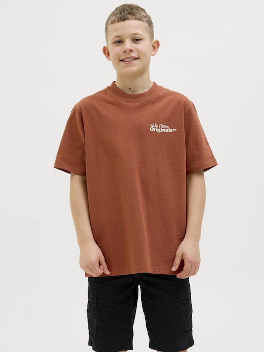 Παιδικό T-shirt Κεραμιδί, Καφέ