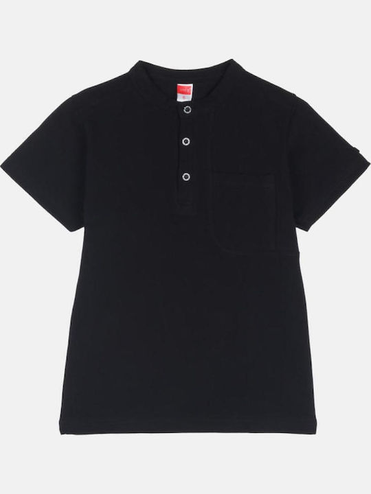 Kids Top Short-sleeved Black Gentleman