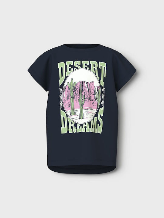 Kids' Shirt Short Sleeve Blue Jersey
