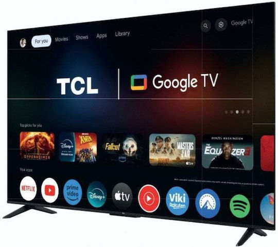 TCL Smart Τηλεόραση 65" 4K UHD LED V6C HDR (2025) 65V6C