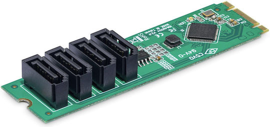 StarTech Αντάπτορας M.2 to SATA Μαύρο (4P-SATA-M2-ADAPTER)