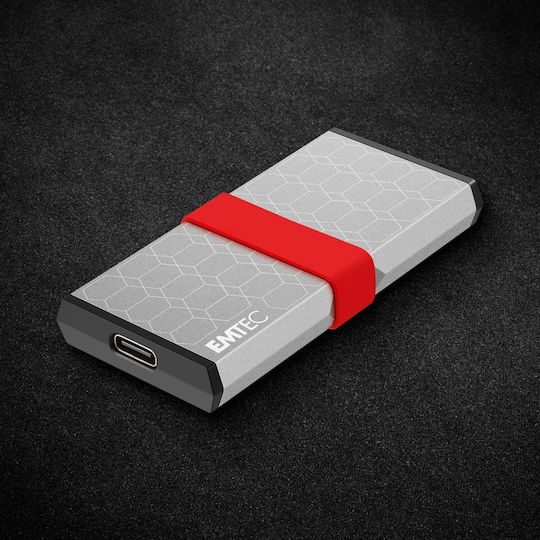 Emtec X205 Mini USB-C Εξωτερικός SSD 512GB 2.5" Γκρι