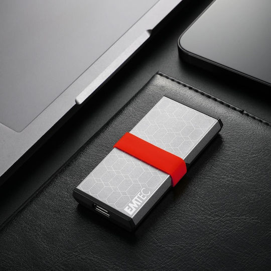 Emtec X205 Mini USB-C External 2.5" SSD 1TB Gray