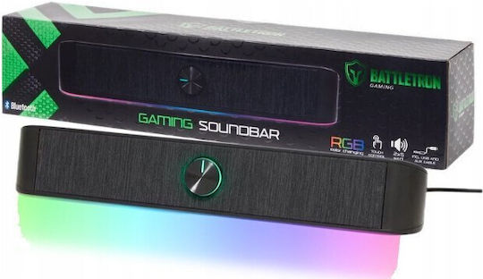 Yenkee YSP 1002 2.0 Wireless Speakers with RGB and Bluetooth 10W Black