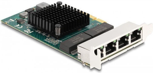 DeLock Ενσύρματη Κάρτα Δικτύου Ethernet PCI-e