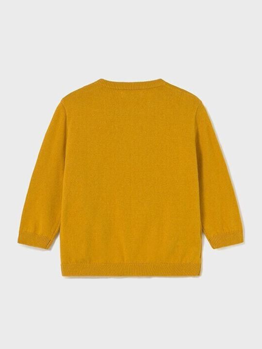 Kids' Sweater Long Sleeve Mustard, Yellow