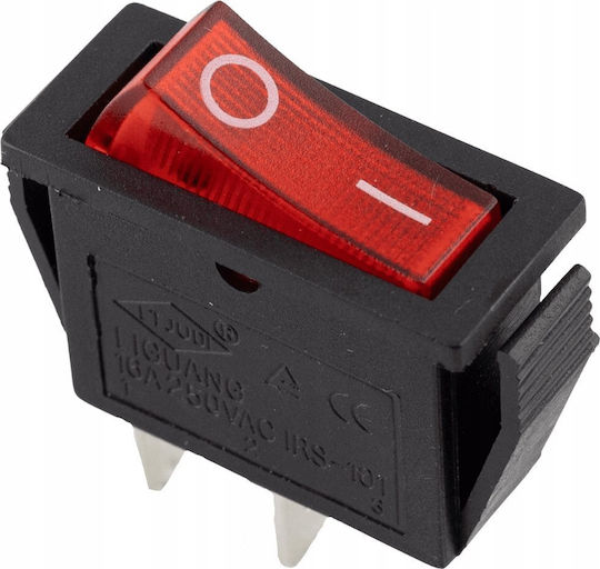 On-Off switch Red 1pcs