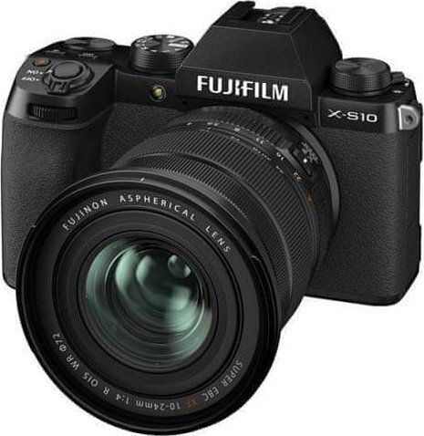 Crop Camera Lens XF 10-24mm f4 R OIS WR Wide Angle for  X Mount Black