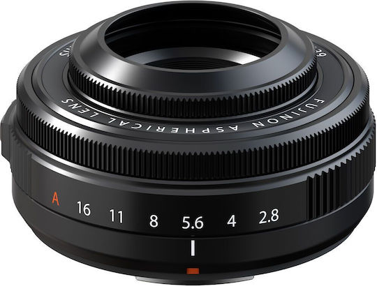 Fujifilm Crop Φωτογραφικός Φακός XF 27mm f/2.8 R WR Wide Angle για Fujifilm X Mount Μαύρος