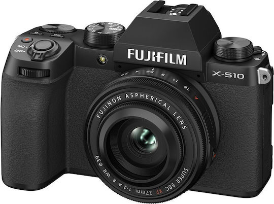 Fujifilm Crop Φωτογραφικός Φακός XF 27mm f/2.8 R WR Wide Angle για Fujifilm X Mount Μαύρος