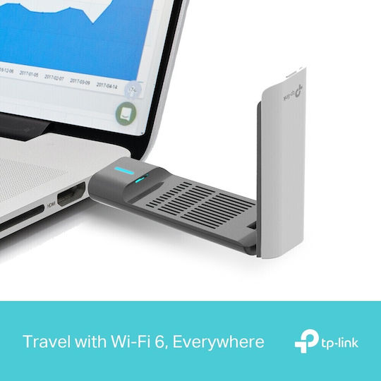 Мрежов адаптер Tp-link Archer Tx50uh 3000 Mbps Безжичен Ax Usb 3.0 2 вътрешни антени