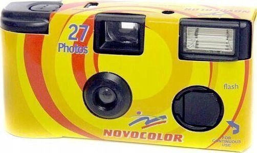 Novocolor Flash 27 Exp Φωτογραφική Μηχανή μιας Χρήσης Yellow