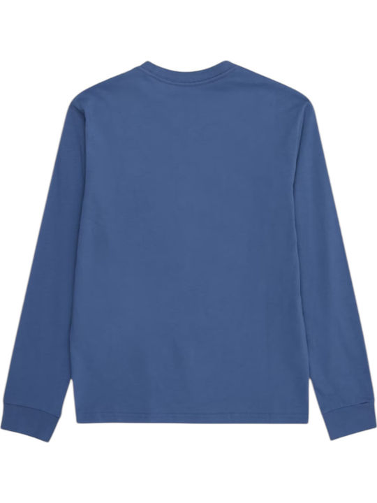 Kids' Shirt Long Sleeve Blue Classic