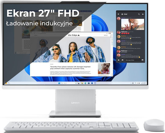 Lenovo IdeaCentre AIO 27IRH9 27" (i5-13420H/16GB/512GB SSD/FHD/W11 Home) Cloud Grey US