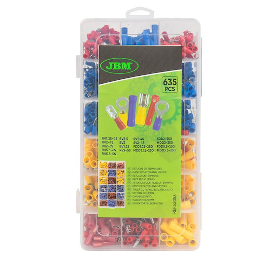 JBM Insulated Terminal Kit 635pcs 52053