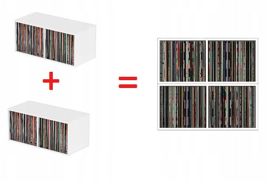 Glorious Vinil Stand Record Box 230 Alb