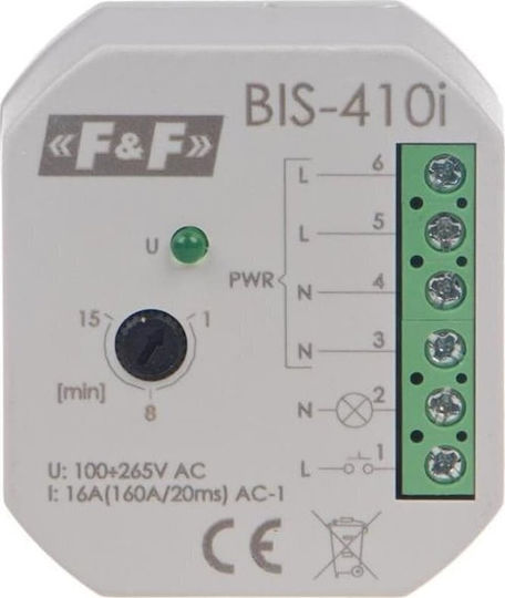 F&F Ρελέ 24V 16A BIS-410-LED-24V
