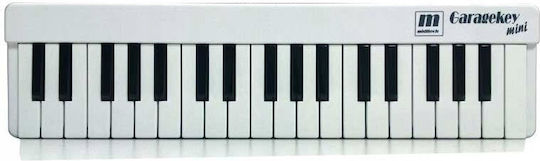 Miditech Midi Keyboard Garagekey Mini με 37 Πλήκτρα Λευκό
