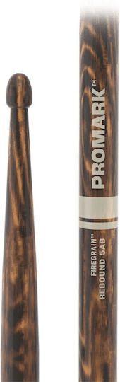 Promark Hickory Μπαγκέτες Ντραμς 5A με Σχήμα Μύτης Acorn
