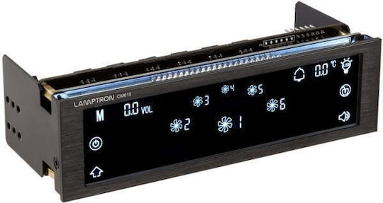 Lamptron CM615 Negru/Albastru Controler de ventilator