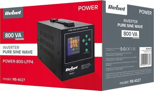 POWER-800-LFP4 Inverter Unda sinusoidală pură 500W 12V