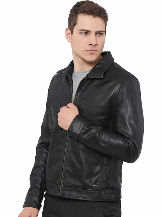 Holland Buffalo Leather Jacket Black