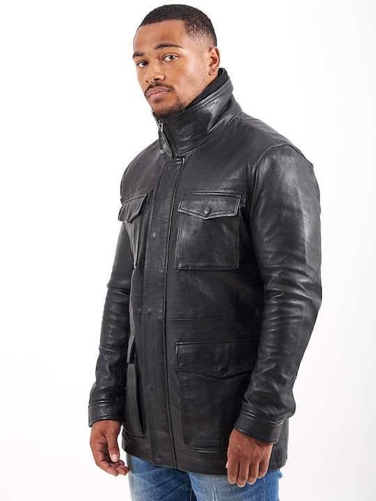 Quebec Leather Jacket Black