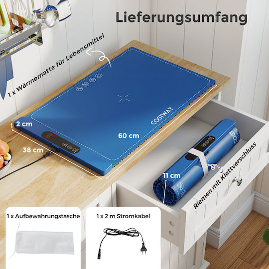Costway Heating Surface for Buffet with Power 260W