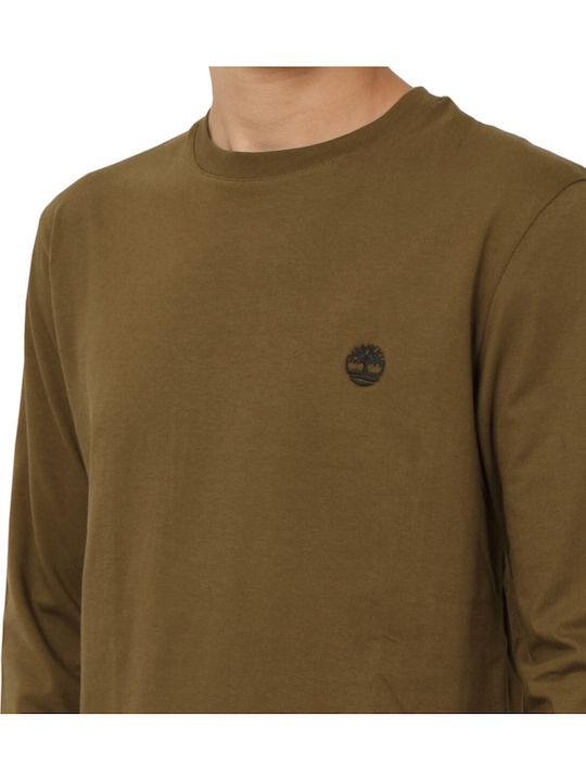 Dunstan River Herrenblusen Langarm Olive