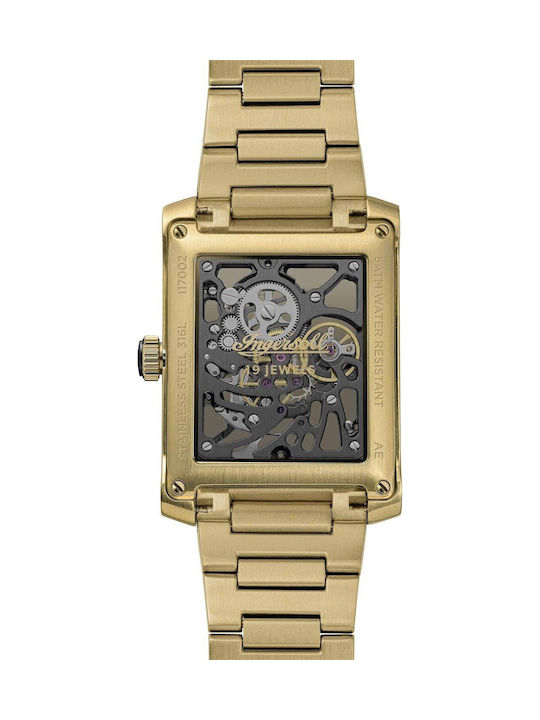 Ingersoll Men's Watch Automatic with Gold Metal Bracelet