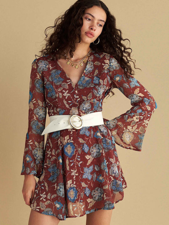 Mini Hemdkleid Mehrfarbig