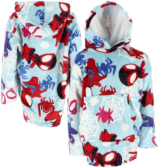 Marvel Κουβέρτα Fleece Ανοιχτό Μπλε 160εκ.