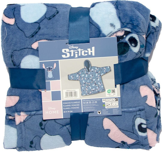 Disney Decke Vlies Lilo & Stitch Blue 75x60cm