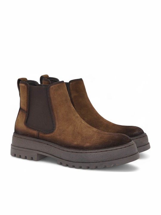 Suede Brown Chelsea Boots