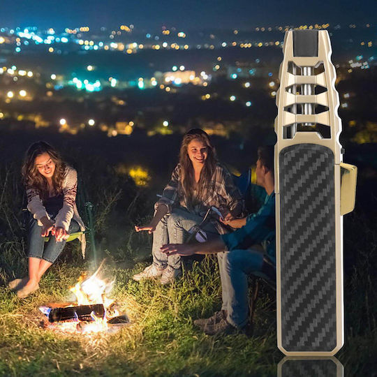 Jobon Turbo Windproof Jet Flame Lighter In Black Colour