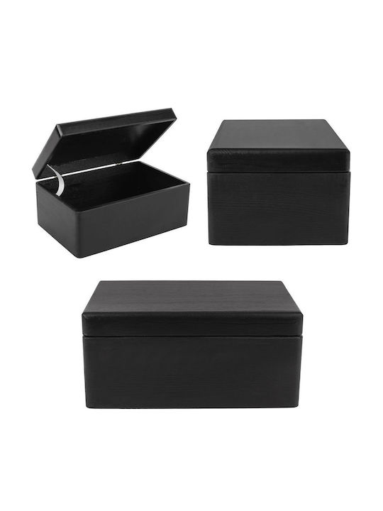 Creative Deco Black Large Wooden Storage Box Lid 30 X 20 X 14 Cm + 1 Cm Without Handles Decorative Chest Ideal Documents Keepsakes Toys Tools Creative Deco Black Large Wooden Storage Box Lid 30 X 20 X 14 Cm + 1 Cm Without Handles Decorative Chest Ideal Documents Keepsakes Toys Tools