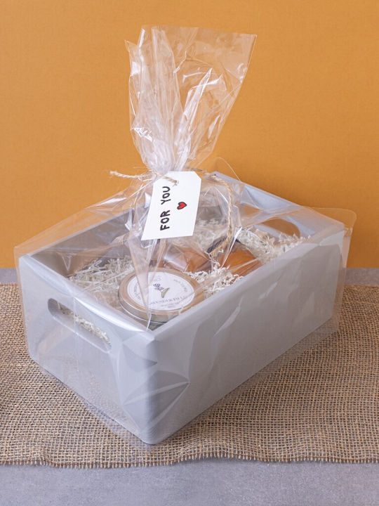 Creative Deco Large Wooden Storage Box Gray 30 X 20 X 13 Cm + 1 Cm Handles Ideal Documents Valuables Toys Tools